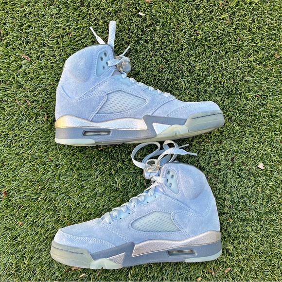 Women’s Air Jordan 5 Retro ‘BlueBird’ Size 6 DD9336-400 B-grade - Picture 3 of 6